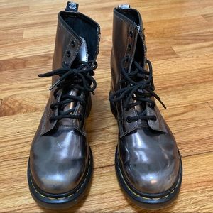Dr. Martens 1460 Metallic Pewter Boots